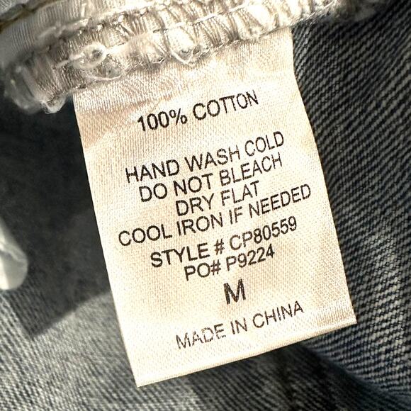 Mainstrip – Denim Smiley Face Shorts (Jacket Listed Separately) – Medium - Picture 3 of 8